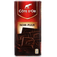 COTE D'OR 克特多金象 精制纯味巧克力100g 