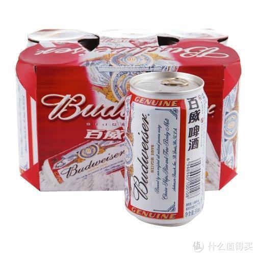 budweiser 百威 啤酒 6听装(330ml*6)