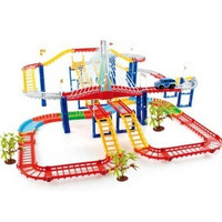 碟中碟 城市3D轨道车 轨道玩具 儿童超大型轨道汽车组合