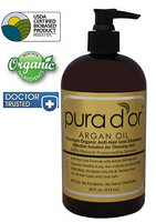pura d'or Premium Organic Anti-Hair Loss 防脱发洗发水 473ml