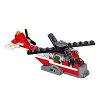 限华南：LEGO 乐高 CREATOR创意百变系列 L31013 雷霆直升机 红色