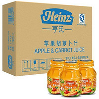 Heinz 亨氏 一段苹果胡萝卜汁 118ml*12瓶