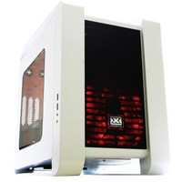 XIGMATEK 富钧 天鹰座（Aquila-White）白色 M-ATX机箱 (侧开窗 USB3.0支持330MM超长显卡)