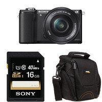 SONY 索尼 α5000 16-50mm镜头套机 送索尼16GB SDHC及亚马逊相机包