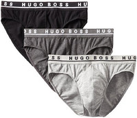 HUGO BOSS Cotton Stretch 3 Pack Mini 男款弹力三角内裤 三色装