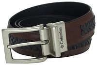 Columbia 哥伦比亚 Men's 35mm Genuine Reversible Leather Laced Belt