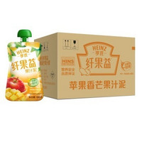 Heinz 亨氏 纤果益果汁泥－苹果香芒24袋*2箱