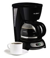 Mr. Coffee TF5 4-Cup Switch Coffeemaker, Black