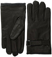 Calvin Klein Belted Leather Glove and Touch Tips 男士真皮手套