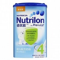 Nutrilon 诺优能  荷兰原装进口 幼儿配方奶粉4段 800g/桶 