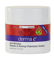 凑单品：derma e Anti-Wrinkle Vitamin A Retinyl Palmitate 抗皱维A面霜 113g