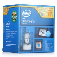 intel 英特尔 酷睿i5-4690k 22纳米 Haswell全新架构盒装CPU（LGA1150/3.5GHz/6M三级缓存)