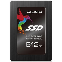 ADATA 威刚 SP900 512G 2.5英寸 SATA-3固态硬盘 (ASP900S7-512GM)