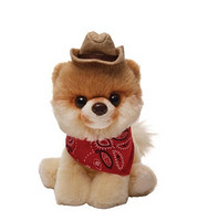 Gund Boo Plush in a Cowboy Hat  戴帽子的俊介狗