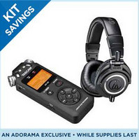 audio-technica 铁三角 ATH-M50x 耳机 + Tascam DR-05 录音笔 套装