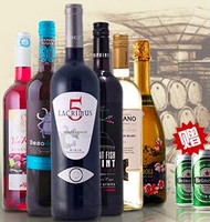 限华南：Beso de Vino 酒之吻 干红 葡萄酒 精选6支装（每支750ml）