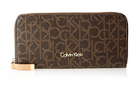 Calvin Klein Monogram Continental Zip Wallet 女士长款钱包