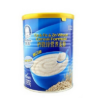 Gerber 嘉宝 钙铁锌营养麦粉 1段200g*3罐