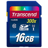 Transcend 创见 16G UHS-I 300X SDHC存储卡