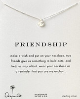 dogeared Friendship Anchor 银饰项链