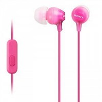 SONY 索尼 MDR-EX15AP 入耳式智能手机通话耳机 粉红色
