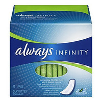 Prime会员专享：whisper 护舒宝 always Infinity 未来感·极护 液体卫生巾 18片*4包