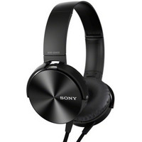 SONY 索尼 MDR-XB450AP 重低音 立体声耳机 黑色