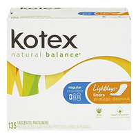 凑单品：Kotex Lightdays Regulra Panti 无香型护垫(135片)