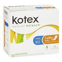 凑单品：Kotex Lightdays Regulra Panti 无香型纯棉护垫(135片)