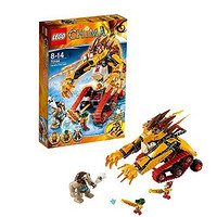 LEGO 乐高 Chima 气功传奇系列 火与冰的对决 无敌狮的烈焰金狮战车 70144