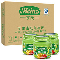 Heinz 亨氏 二段苹果南瓜红枣泥113g*12