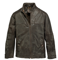 Timberland 添柏岚 Mount Major Leather Bomber Jacket 机车夹克