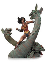 DC Collectibles Wonder Woman神奇女侠与多头蛇蜥限量版雕像