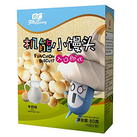 移动端：FangGuang 方广  机能小馒头 高钙牛奶味80g/盒（6个月以上适用）