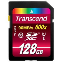 Transcend 创见 SDXC UHS-I 600X 128G 存储卡 90M/s+凑单品