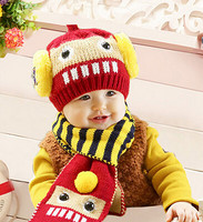lambkin Kids 冬季新款儿童帽子套装