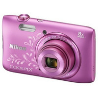Nikon 尼康 Coolpix S3600 便携数码相机 粉色