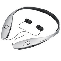 LG Harman/Kardon HBS-900 环颈式伸缩耳塞多功能立体声音乐蓝牙耳机 极光银