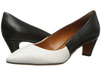 Calvin Klein Collection MIna 黑白拼色中跟鞋