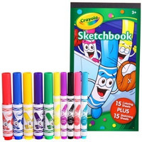 Crayola 绘儿乐 04-5713 10支短杆水笔绘画涂鸦套装