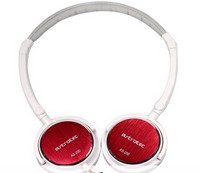 Astrotec 阿思翠 AS200 重低音HIFI头戴式耳机 红色