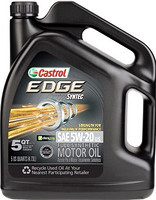 Castrol 嘉实多 03083 EDGE 5W-20 Synthetic Motor Oil - 5 Quart全合成机油