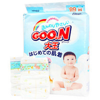 Goo.n 大王 维E呵护纸尿裤（6-11kg）M 68片