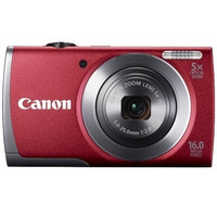 Canon 佳能 PowerShot A3500IS数码相机（红色）
