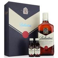 礼盒装哟！Ballantine's 百龄坛 特醇苏格兰威士忌 双酒伴礼盒*5套
