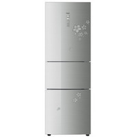 Haier 海尔 BCD-270WBCY  三门冰箱银色彩晶面板 270升 