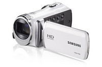 SAMSUNG 三星 HMX-F90 高清闪存数码摄像机 白色(500万像素)