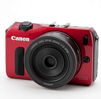 Canon 佳能 EOSMREWLK红色单反套机