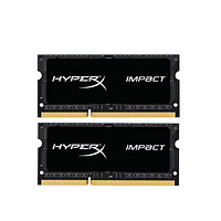 HyperX 骇客神条 DDR3 1600 16g(8g*2)笔记本内存条16g套 兼容1333