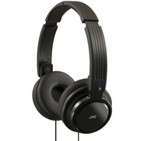 JVC 杰伟世 HA-S200-B  便携式轻型头戴式耳机 黑色